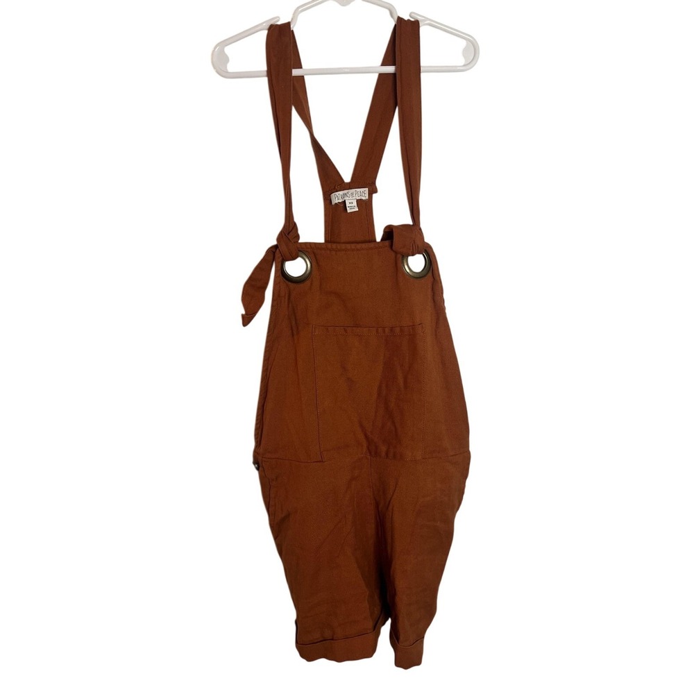 Patrons of Peace Overalls Wm XS Romper Boho Pockets Festival Jumpsuit‎
